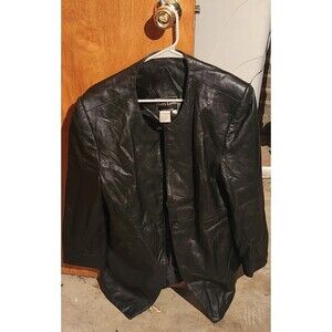 womens leather jacket large